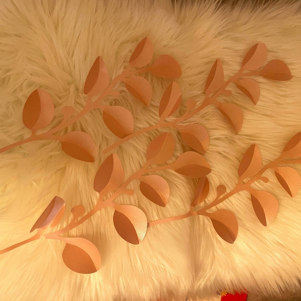 6 Brand New!!! Decorative Wall Paper Flowers